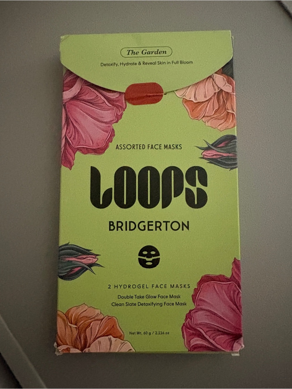 NWT LOOPS x Bridgerton: The Garden 2 mask set